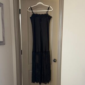 Show Me Your Mumu Black Lace Slip Dress